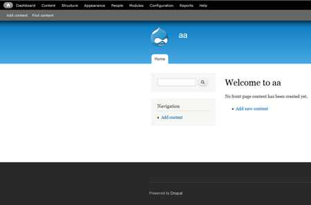 Drupal Dashboard